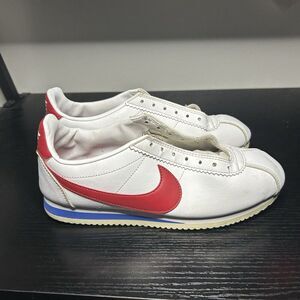 Nike Womens Forrest Gump Cortez 807471-103 Red White Blue Shoes Sz 7.5